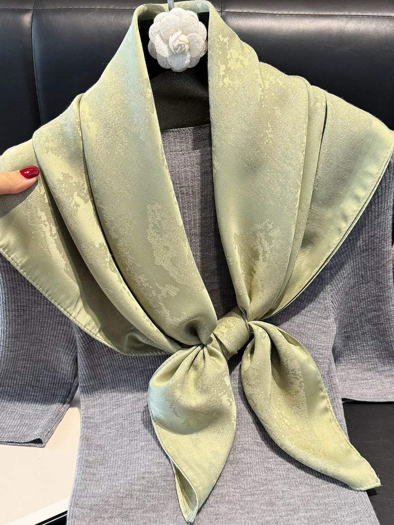 Lightweight Silk Scarf - Trendsi - Flyclothing LLC