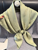 Lightweight Silk Scarf - Trendsi - Flyclothing LLC
