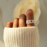 925 Sterling Silver Fish Open Ring - Trendsi