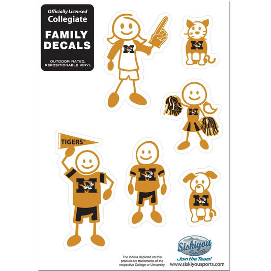Missouri Tigers Family Decal Set Small - Missouri Tigers - Flyclothing LLC