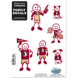 Florida St. Seminoles Family Decal Set Small