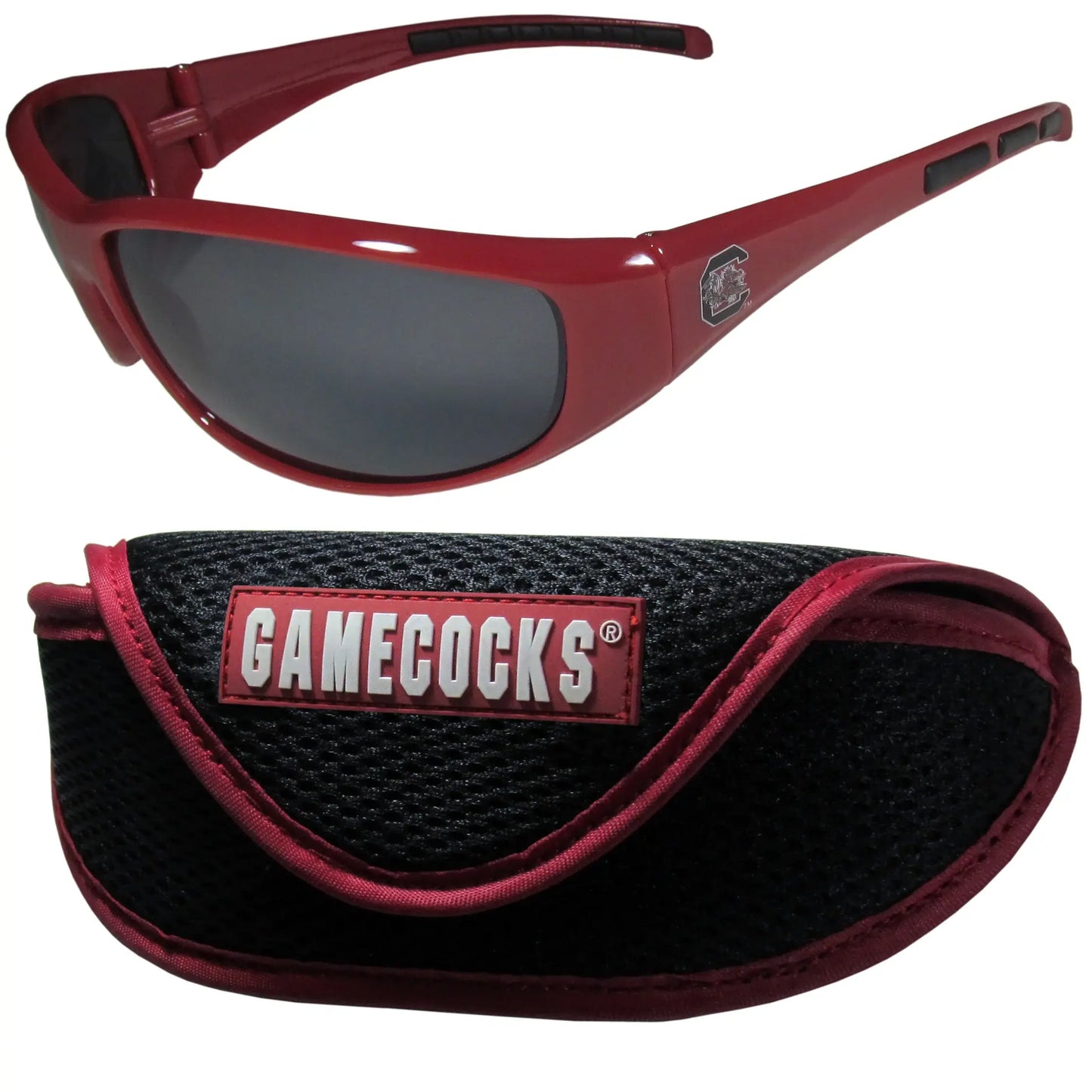S. Carolina Gamecocks Wrap Sunglass and Case Set - Siskiyou Buckle - Flyclothing LLC