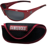 S. Carolina Gamecocks Wrap Sunglass and Case Set - Siskiyou Buckle