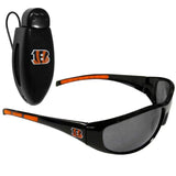 Cincinnati Bengals Wrap Sunglass with Visor Clip - Cincinnati Bengals