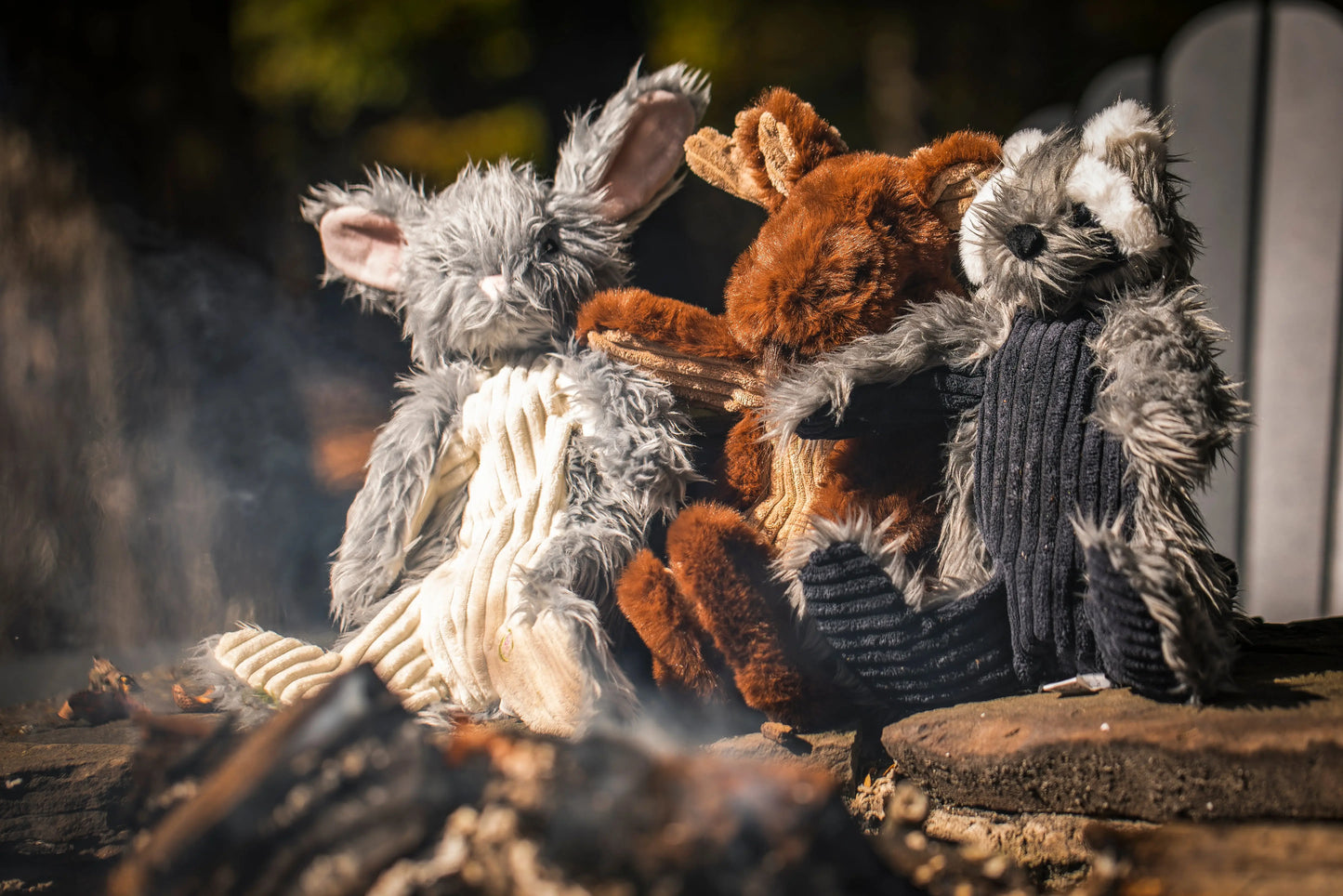 Redwood Raccoon X-Brace™ Plush Dog Toy - HuggleHounds - Flyclothing LLC