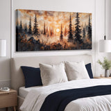 Rustic Forest Sunset Wall Art - Tailored Canvases - Flyclothing LLC