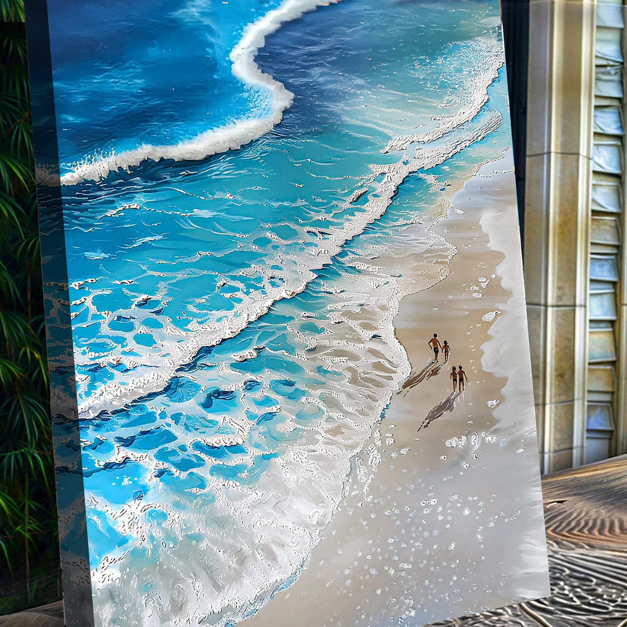 Beachfront Painting Coastal Wall Art III - Tailored Canvases - Flyclothing LLC