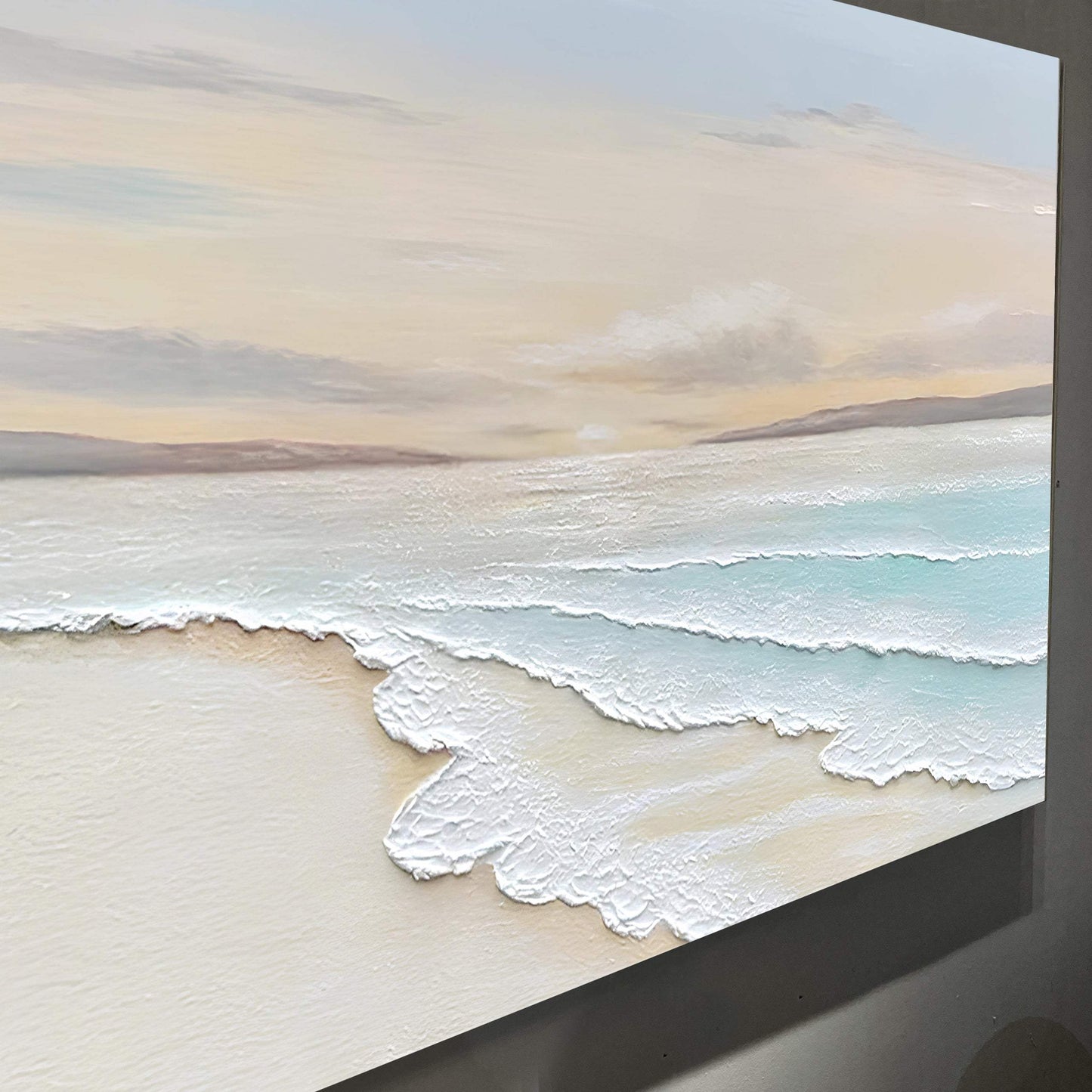 Serene Ocean Wave Coastal Wall Art IV - Tailored Canvases - Flyclothing LLC