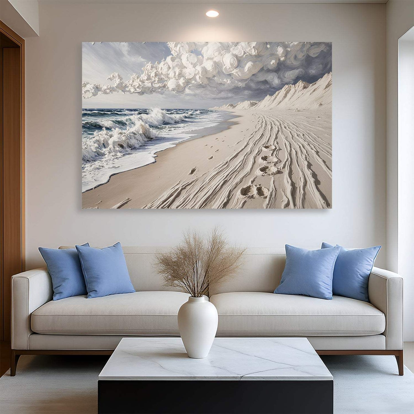 Footprints in the Sand Wall Art - Tailored Canvases - Flyclothing LLC