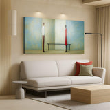Confrontation Abstract Wall Art - Tailored Canvases - Flyclothing LLC