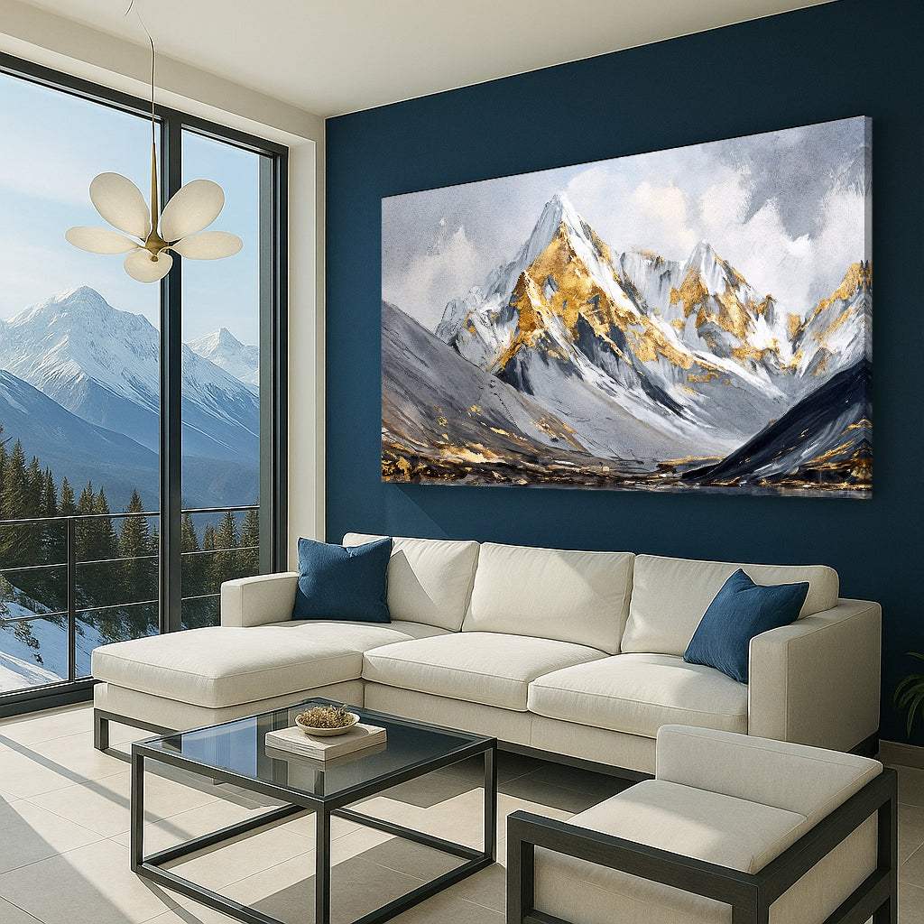 Mountain Minimalist Wall Art III - Tailored Canvases - Flyclothing LLC