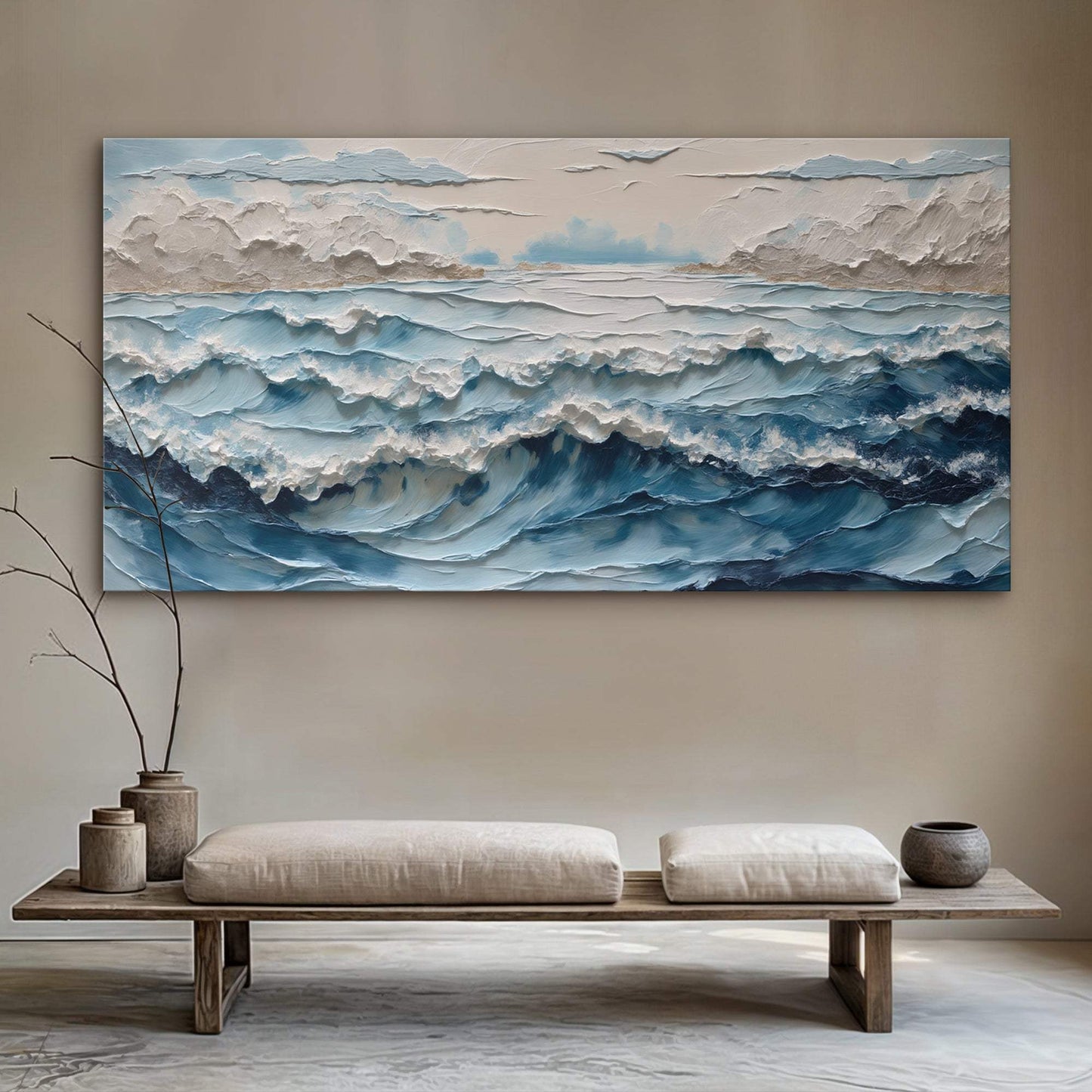 Ocean Embrace Wall Art - Tailored Canvases - Flyclothing LLC