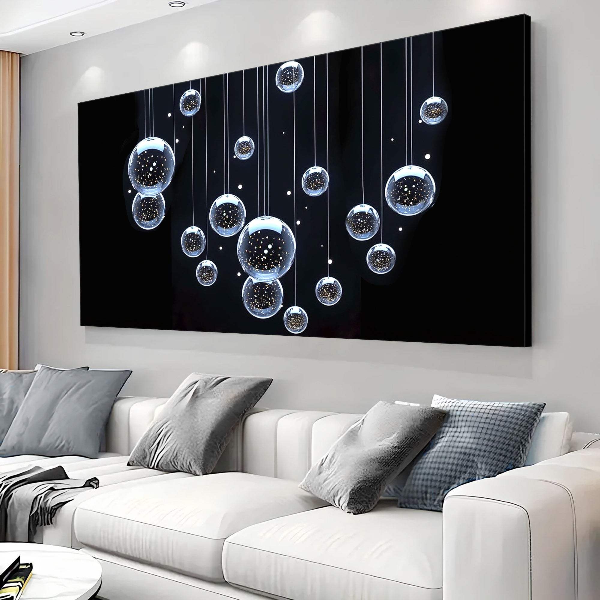 Modern Abstract Bubbles Wall Art - Tailored Canvases - Flyclothing LLC