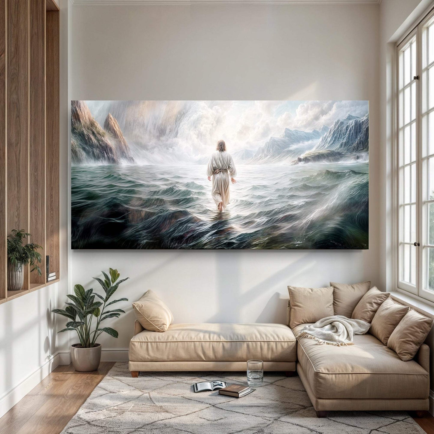 Walking on Water - Faith Wall Art VII - Tailored Canvases - Flyclothing LLC