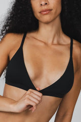 The Threat Level Midnight | Black Boob Hammock™ Triangle Bralette - Shinesty - Flyclothing LLC