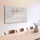 Faith, Hope, Love Faith Wall Art IV - Tailored Canvases - Flyclothing LLC