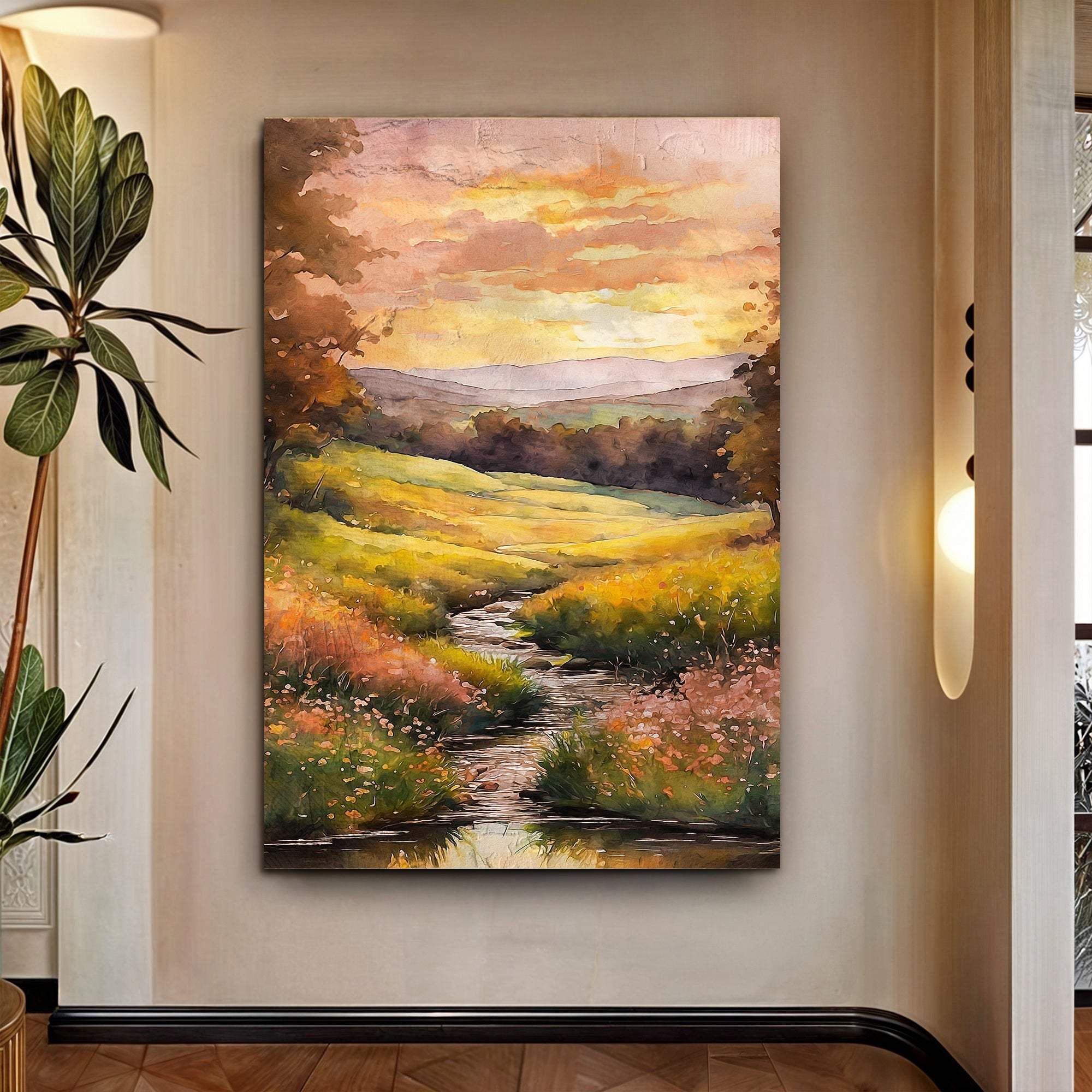 Misty River Wall Art - Tailored Canvases - Flyclothing LLC