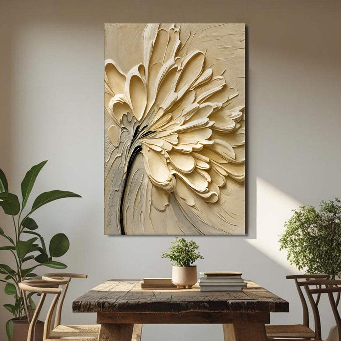 Flower Splatter Wall Art - Tailored Canvases - Flyclothing LLC
