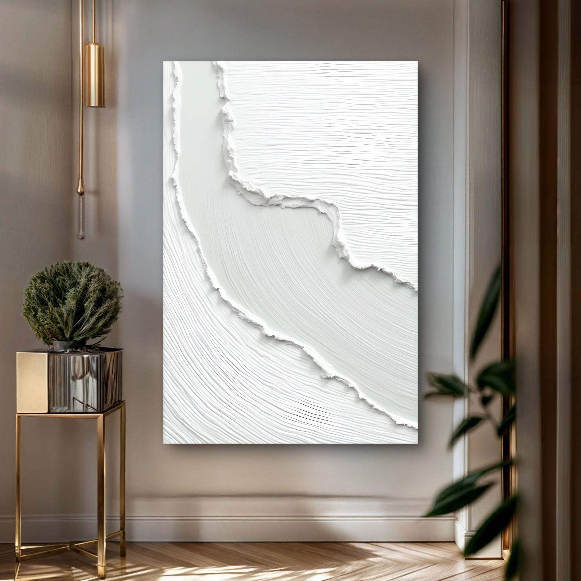 Abstract Minimalist Wave Wall Art - Tailored Canvases - Flyclothing LLC