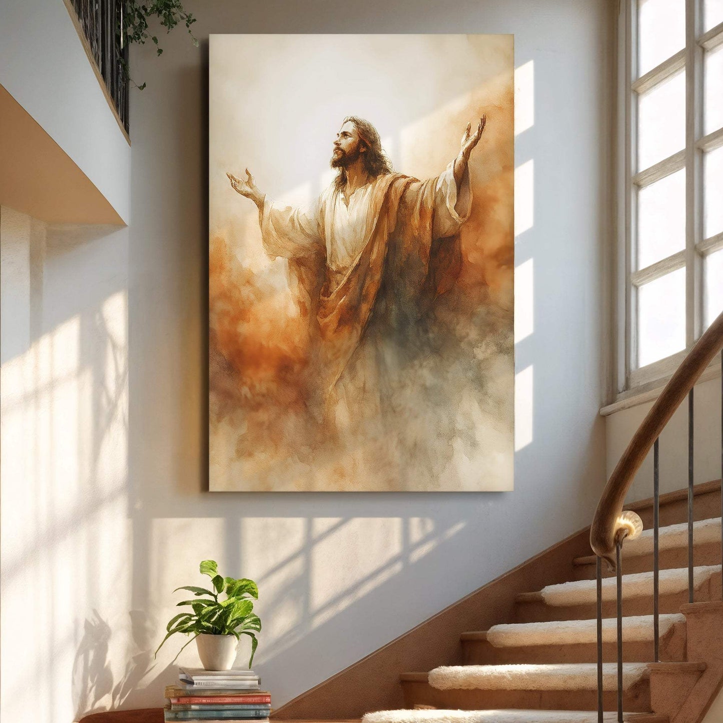 Risen Glory Faith Wall Art - Tailored Canvases - Flyclothing LLC