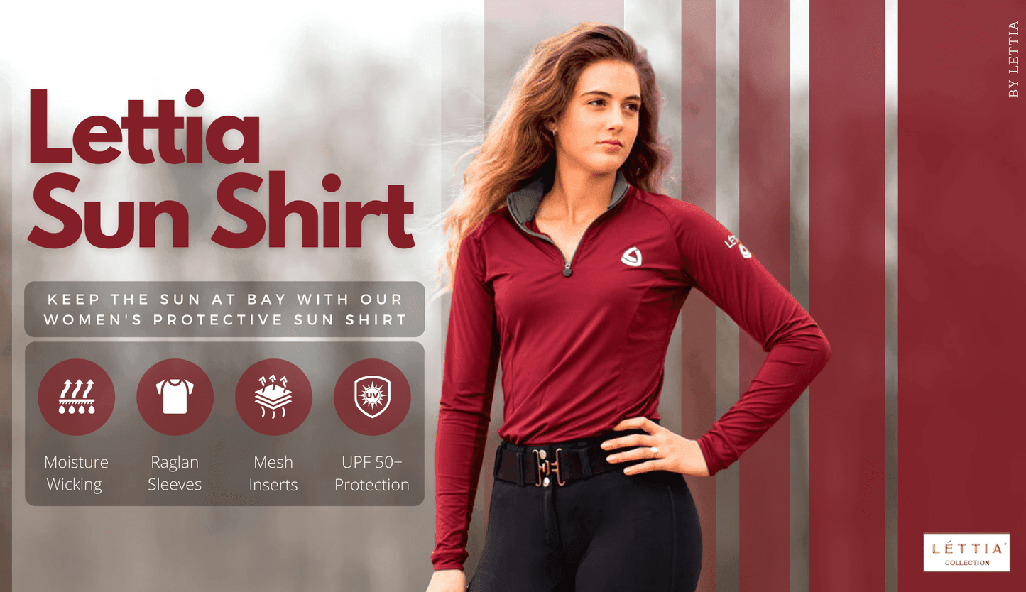Lettia Ladies Shadow Sun Shirt - Breeches.com - Flyclothing LLC