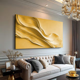 Gold Minimalist Wall Art II - Tailored Canvases - Flyclothing LLC