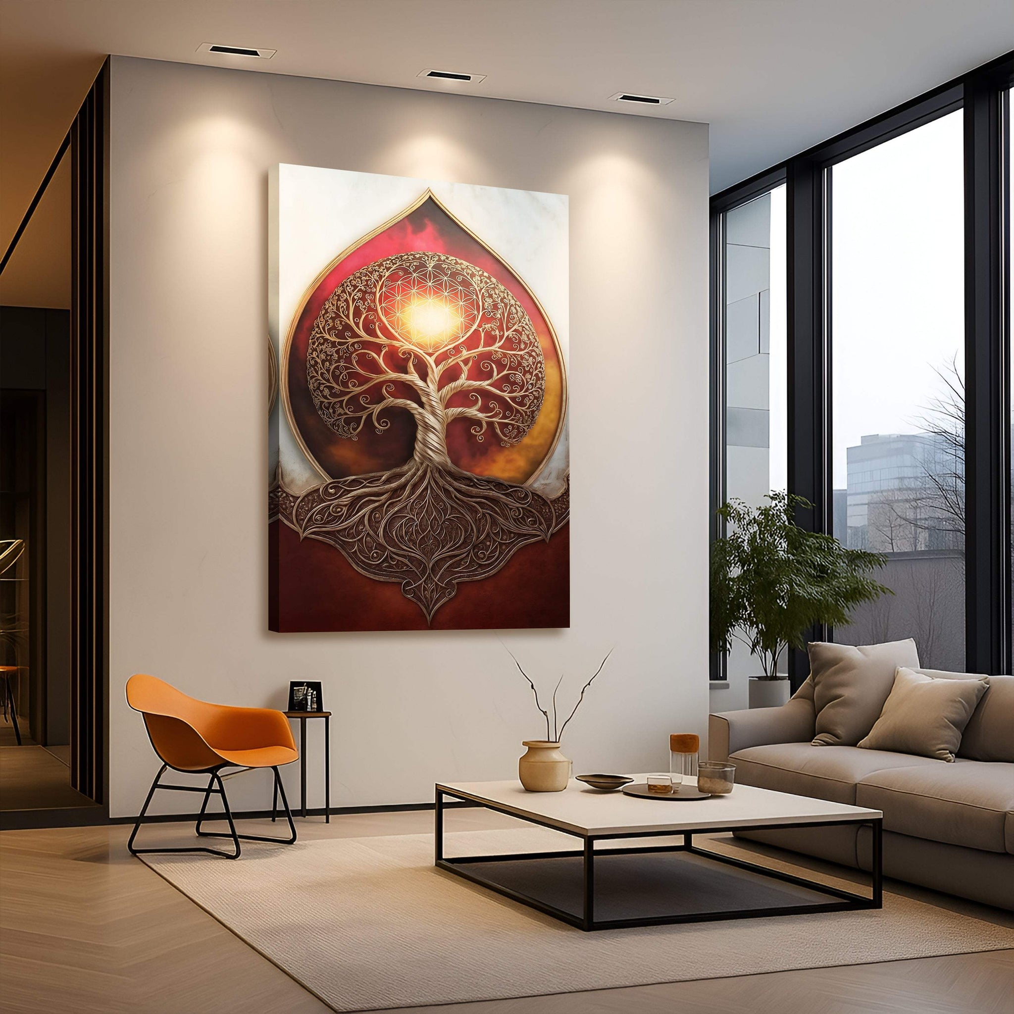 Tree of Life: Sacred Geometry Abstract Wall Art - Tailored Canvases - Flyclothing LLC
