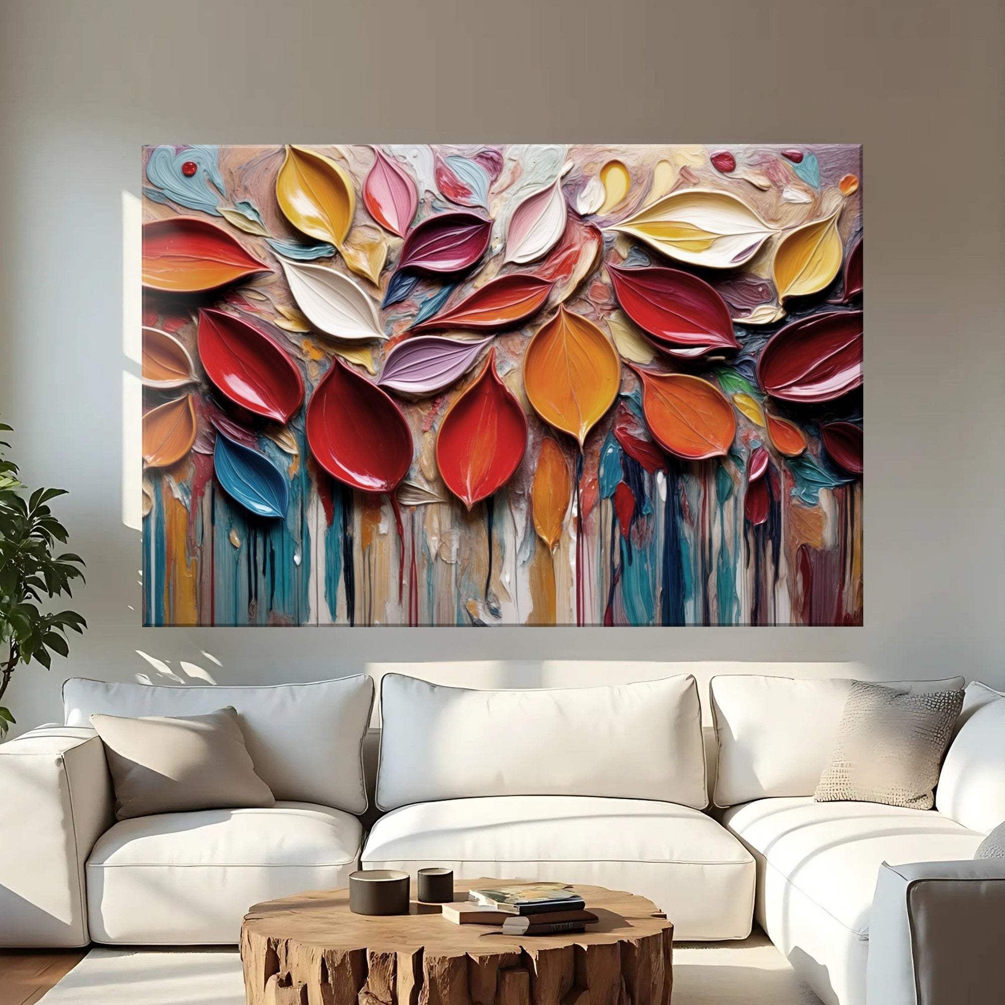 Autumn Rain Wall Art - Tailored Canvases - Flyclothing LLC