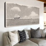 Jesus Walking On Water Faith Wall Art II - Tailored Canvases - Flyclothing LLC