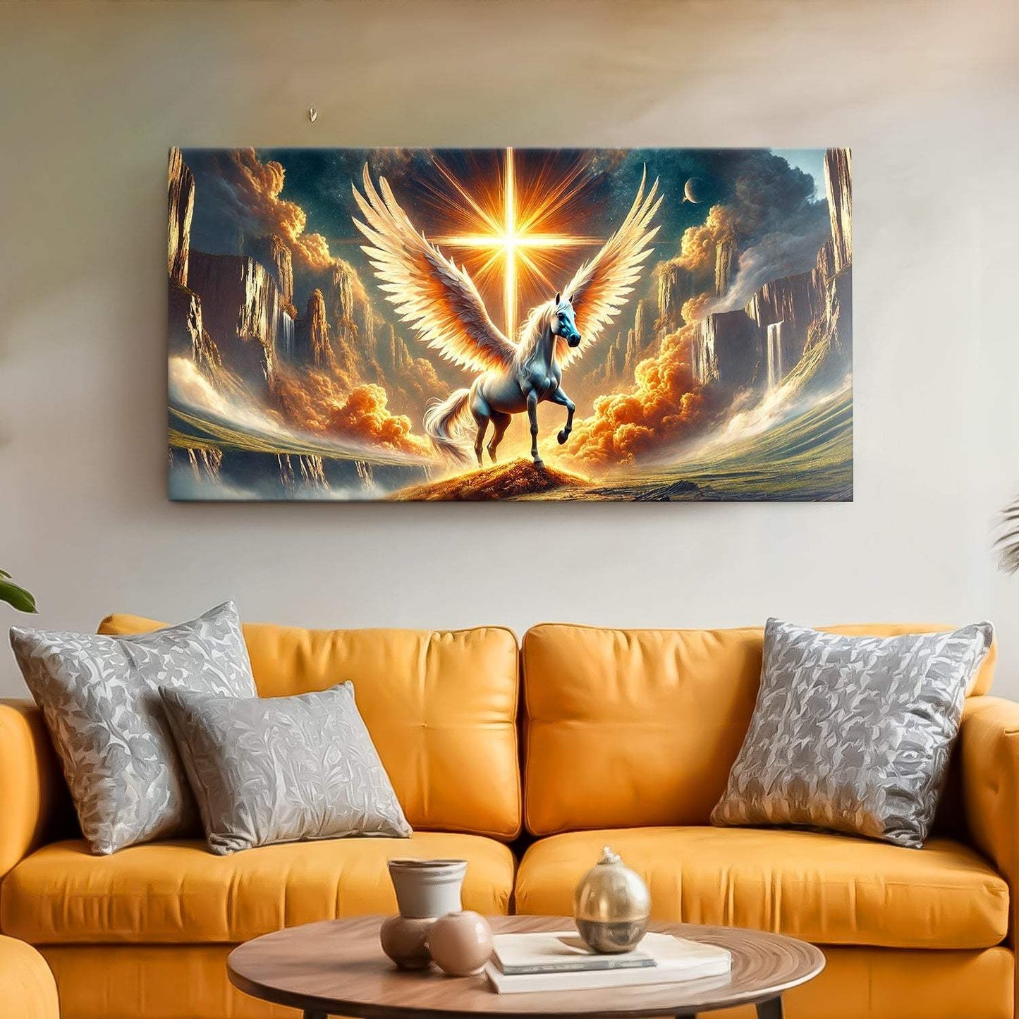 3D Horse Faith Wall Art V - Tailored Canvases - Flyclothing LLC