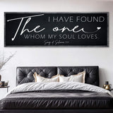 I Have Found The One Whom My Soul Loves Faith Sign II - Tailored Canvases - Flyclothing LLC