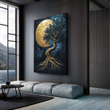 Lunar Tree of Life Wall Art - Tailored Canvases - Flyclothing LLC