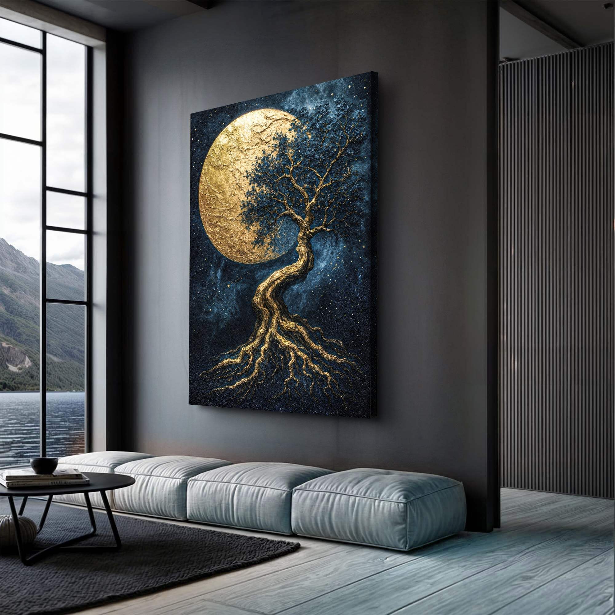 Lunar Tree of Life Wall Art - Tailored Canvases - Flyclothing LLC