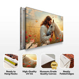 Jesus and Horse Faith Wall Art II - Tailored Canvases - Flyclothing LLC