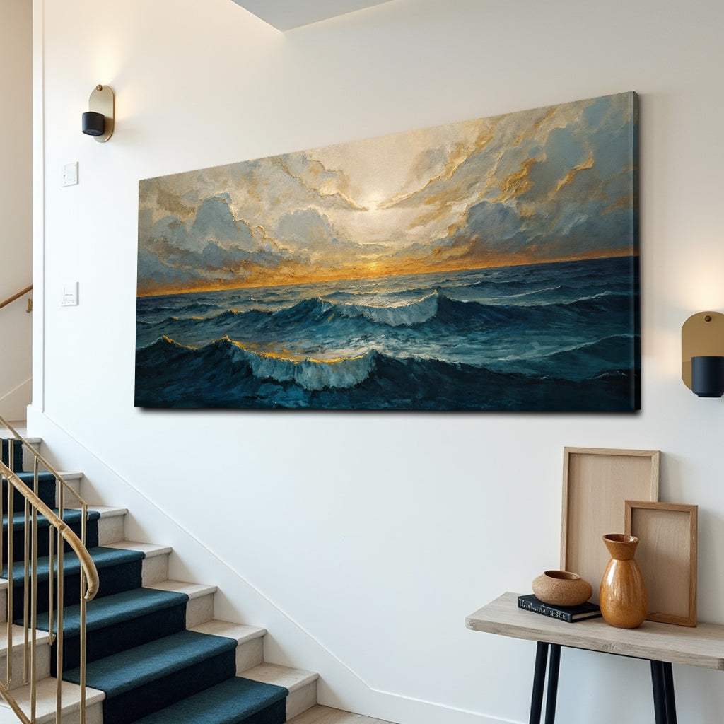 Waterscape Abstract Wall Art XI - Tailored Canvases - Flyclothing LLC