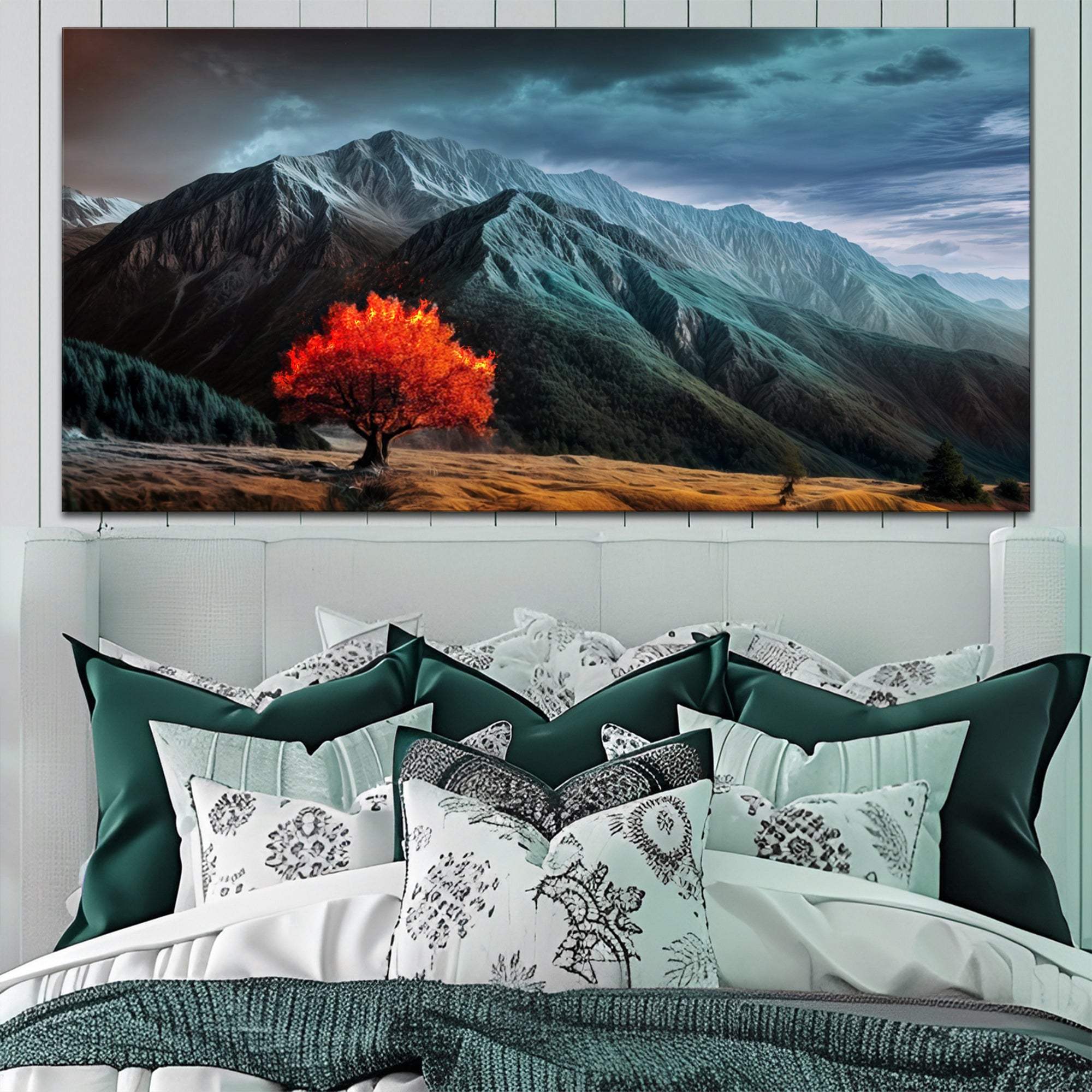 Burning Bush - Faith Wall Art IX - Tailored Canvases - Flyclothing LLC
