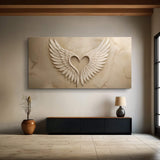Wings Of Love Abstract Wall Art - Tailored Canvases - Flyclothing LLC