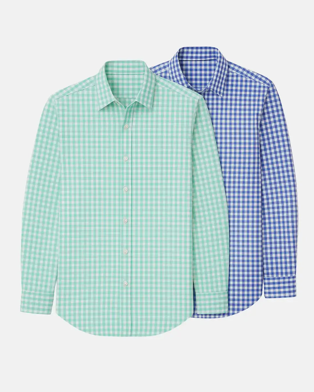 Mauro Dress Shirt 2-Pack - Emerald/Blue - Buki - Flyclothing LLC
