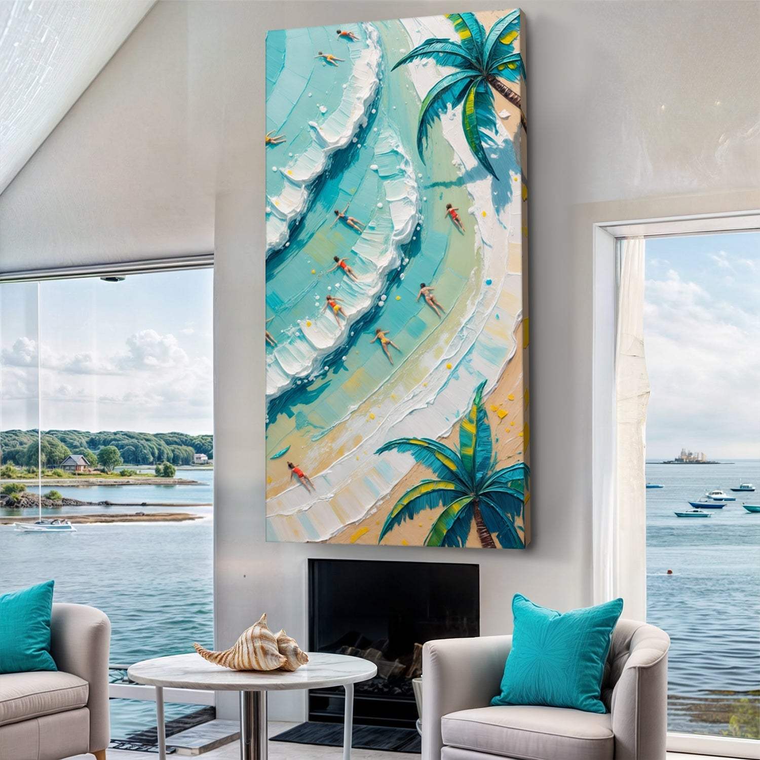 Beach Days Wall Art XXI - Tailored Canvases - Flyclothing LLC