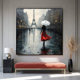 Paris Stroll Painting Wall Art - Tailored Canvases - Flyclothing LLC