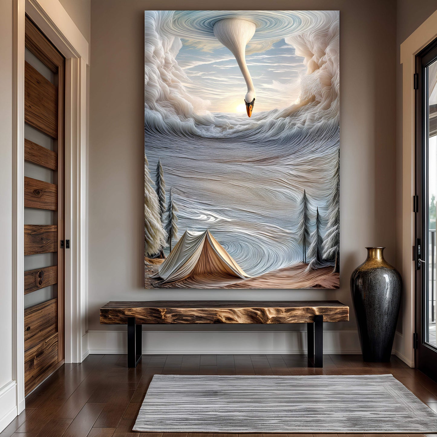 Surrealism Painting Wall Art - Tailored Canvases - Flyclothing LLC