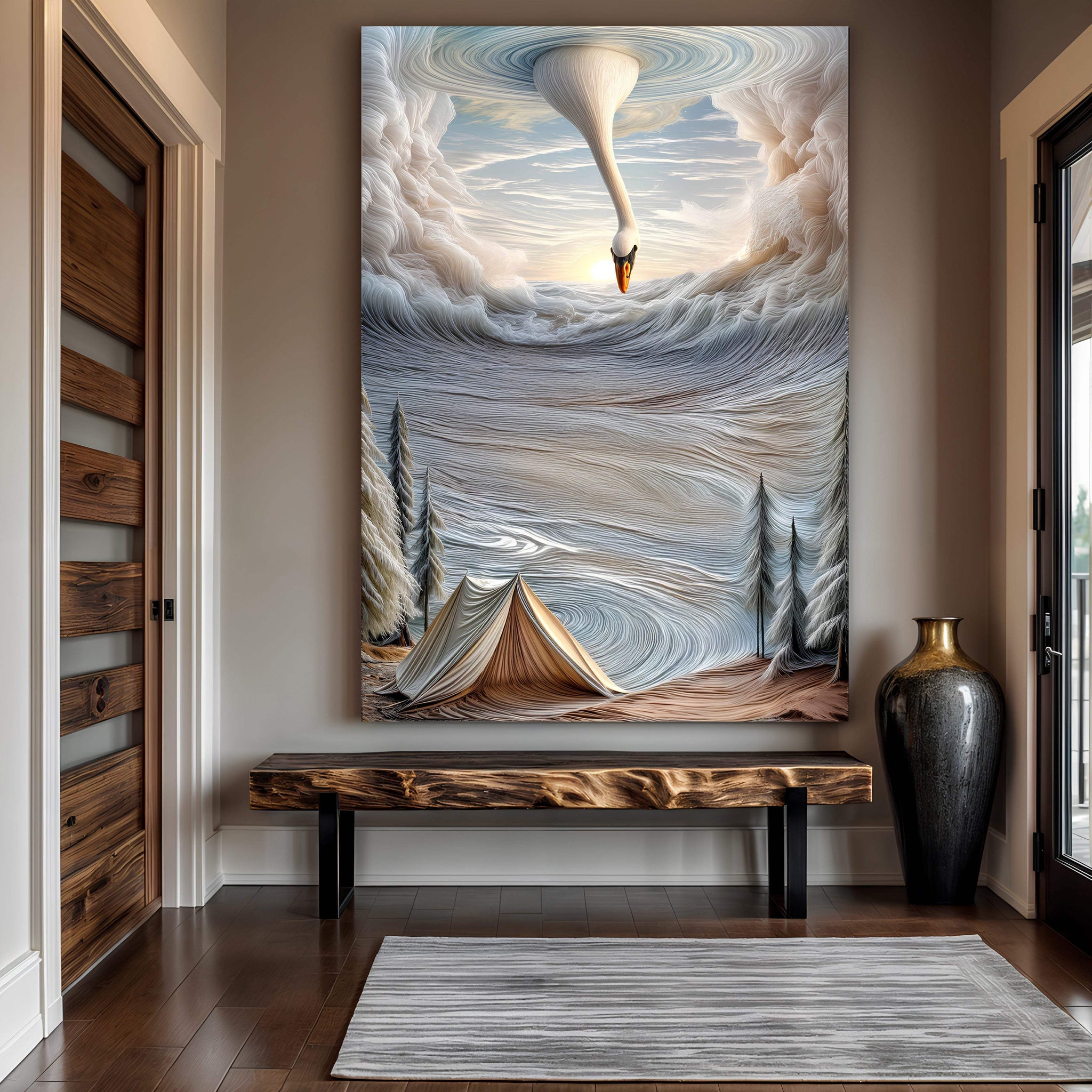 Surrealism Painting Wall Art - Tailored Canvases - Flyclothing LLC