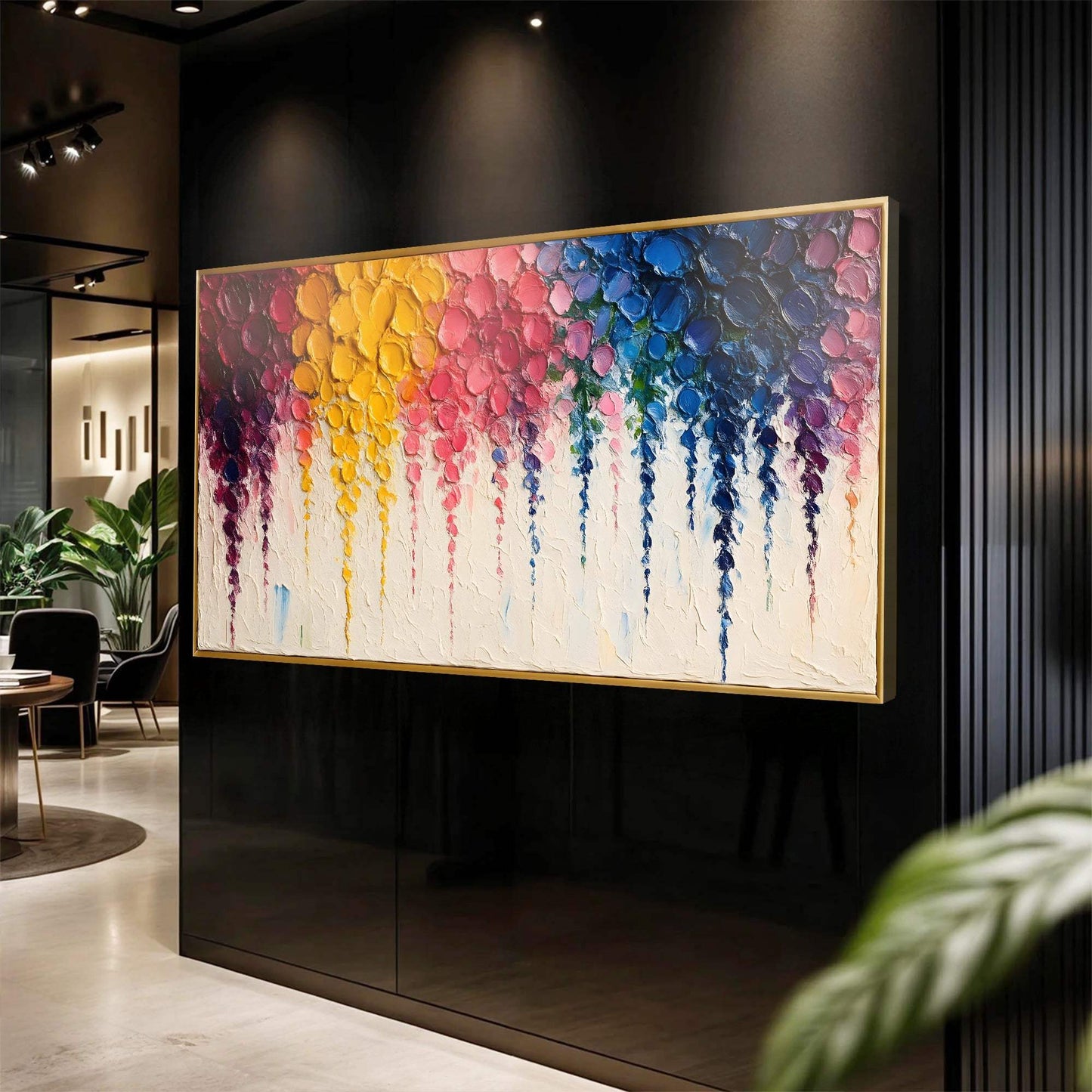Rainbow Cascade Wall Art - Tailored Canvases - Flyclothing LLC