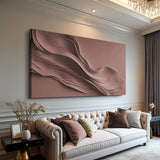 Warm Terracotta Minimalist Wall Art - Tailored Canvases - Flyclothing LLC