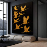 Abstract Sandhill Cranes Wall Art - Tailored Canvases - Flyclothing LLC