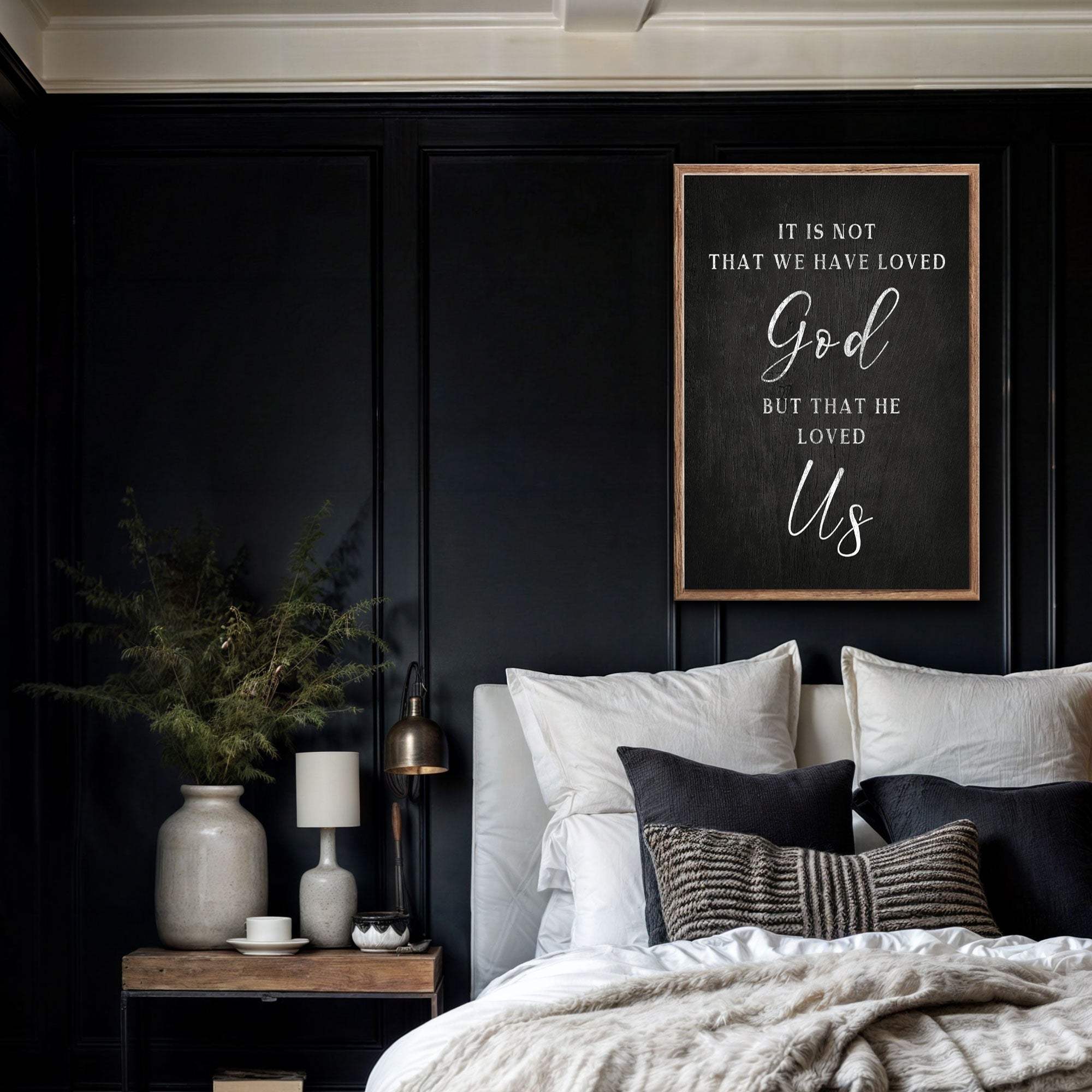 1 John 4:10 Faith Sign VI - Tailored Canvases - Flyclothing LLC