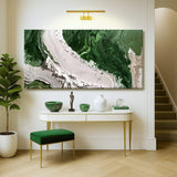 Green Rivers Abstract Wall Art IV - Tailored Canvases - Flyclothing LLC
