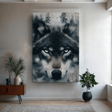 Wolf Double Exposure Wall Art III - Tailored Canvases - Flyclothing LLC