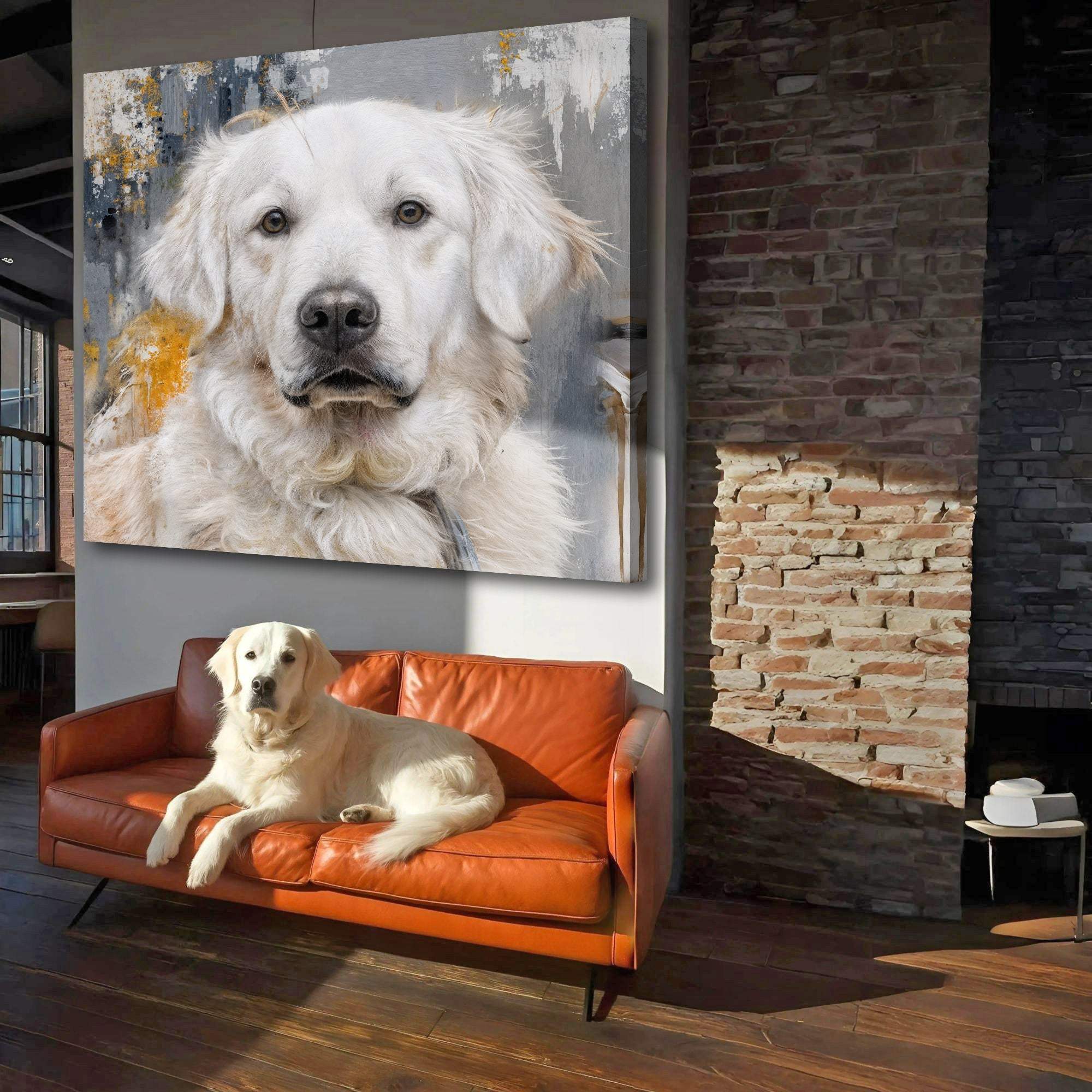 Customized Pet Portrait Abstract Wall Art - Tailored Canvases - Flyclothing LLC