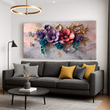 Floral Symphony Wall Art - Tailored Canvases - Flyclothing LLC